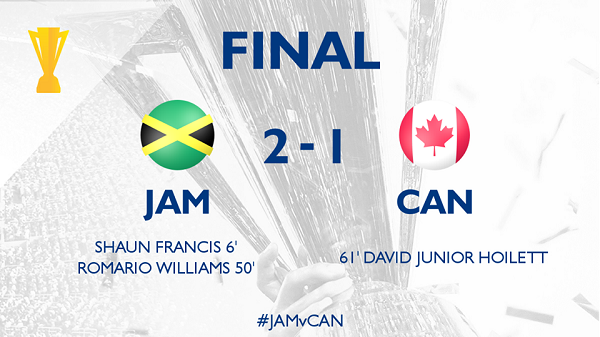 Highlights: Jamaica 2-1 Canada (Tứ kết Gold Cup 2017)