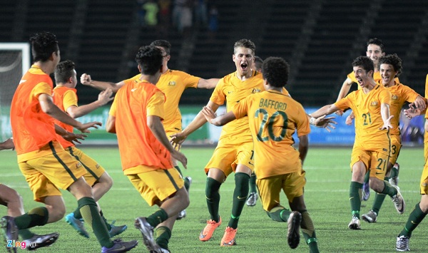 Highlights: U16 Australia 5-0 U16 Campuchia (VL U16 Châu Á)
