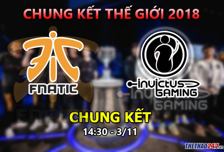 Invictus Gaming vs Fnatic ván 1: IG hoàn toàn áp đảo FNC trong ván đấu đầu tiên tại trận chung kết CKTG 2018