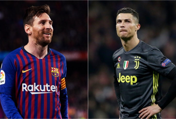 Lionel Messi bỏ xa Ronaldo cả 100 lần