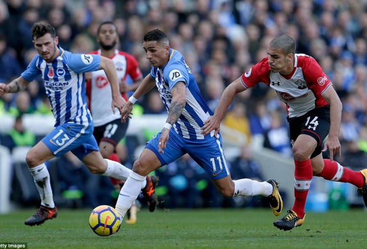 Highlights: Brighton 1-1 Southampton (V10 - Ngoại hạng Anh)