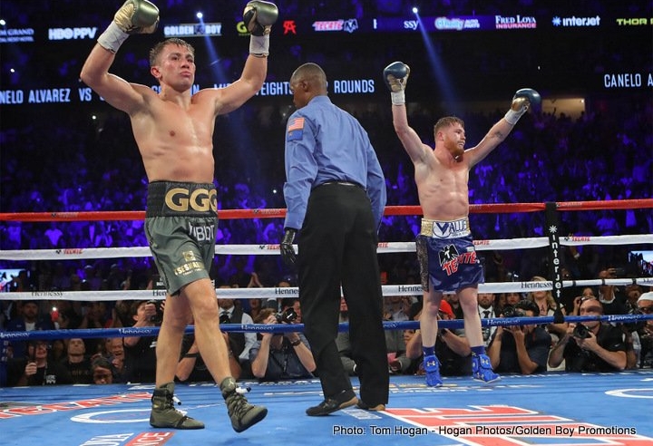 Chúng ta sẽ có trận Triple G vs Canelo 3 vào tháng 5 năm 2019?