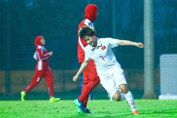 Đội tuyển nữ VN hủy diệt Iran với tỉ số 6-1