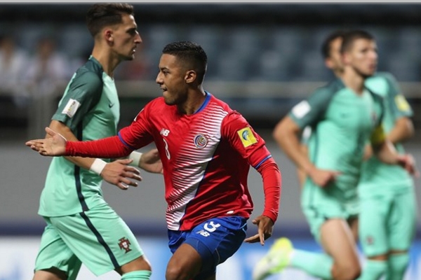 U20 Bồ Đào Nha tiếp tục gây thất vọng trước U20 Costa Rica