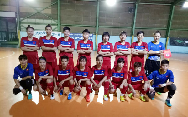 SEA Games 29: ĐT Futsal nữ VN hoàn thiện kỹ chiến thuật