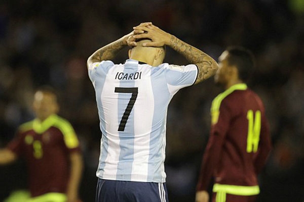 Kết quả, BXH vòng loại W.C 2018 khu vực Nam Mỹ