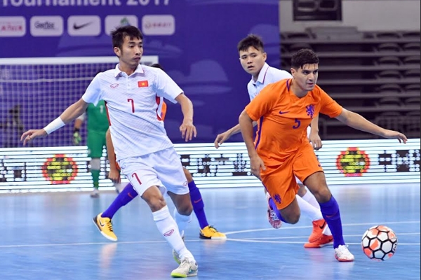 Đội futsal Việt Nam chơi rất xuất sắc trước Hà Lan