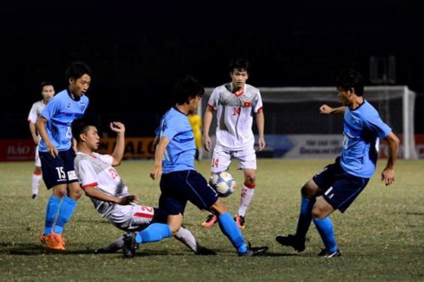 U21 Việt Nam hòa đáng tiếc trước U21 Yokohama