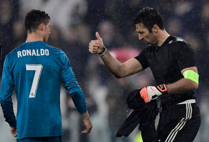 Bức ảnh khiến cả thế giới đồng tình với Buffon về Ronaldo