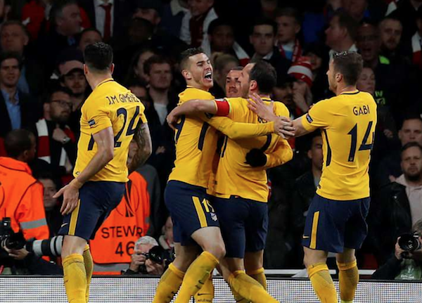 Xem video Arsenal 1-1 Atletico Madrid- bán kết Europa League