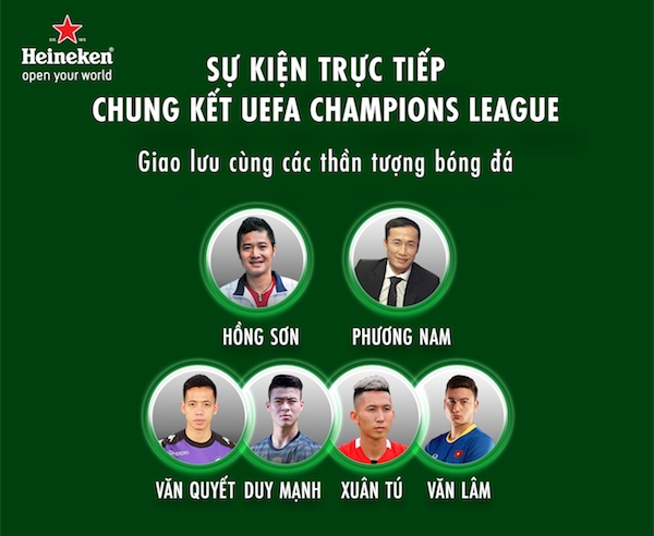 Danh thủ Việt tề tựu trong đại tiệc bóng đá Champions League