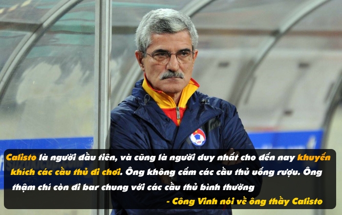 Công Vinh tiết lộ sốc về HLV Calisto, Anfred Riedl: Đi bar cùng cầu thủ