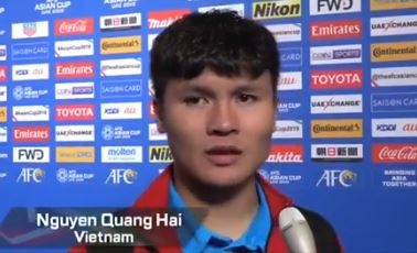 VIDEO: Quang Hải tiết lộ bí quyết sút phạt đẹp mắt sau trận Yemen