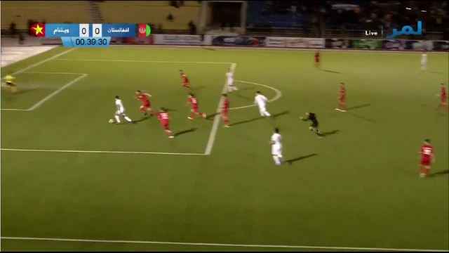 Cầu thủ Afghanistan volley tuyệt đẹp cân bằng tỷ số 1-1