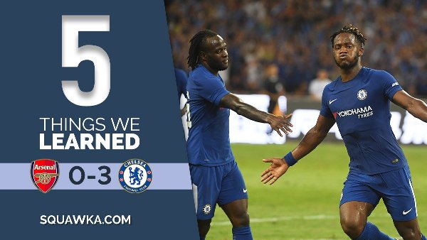 Highlights: Arsenal 0-3 Chelsea