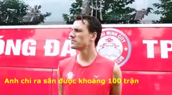 Tân binh CLB TPHCM phủ nhận chỉ đá 100 trận trong 10 năm qua