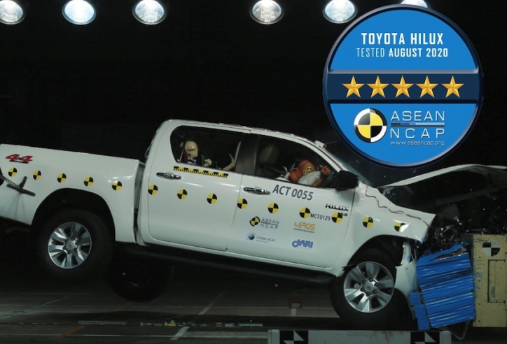 Toyota Fortuner và Hilux đạt chứng nhận an toàn 5 sao của ASEAN NCAP