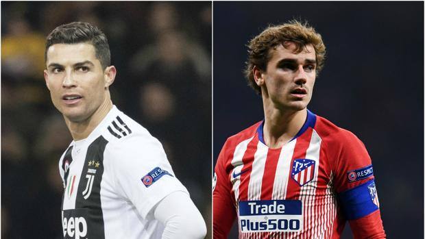 Juventus vs Atletico: Ronaldo so tài với Griezmann