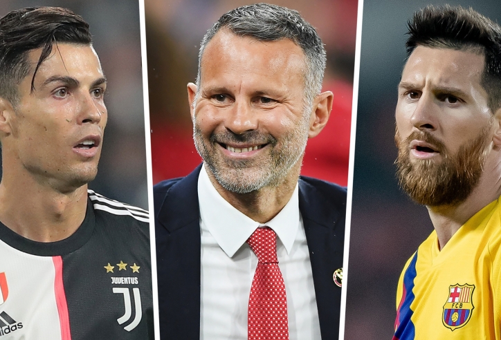 Giggs: 'Ronaldo giỏi đấy, nhưng Messi là thiên tài' 