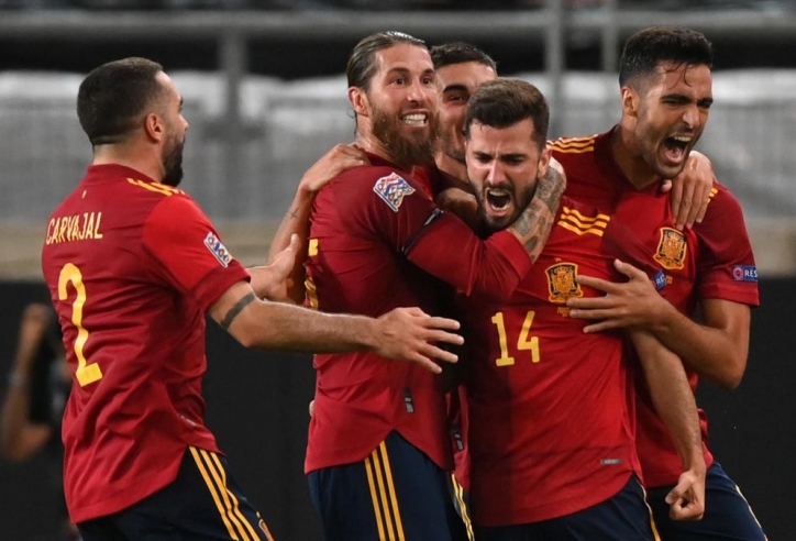 BXH Nations League 2020/2021: Tây Ban Nha đánh chiếm ngôi đầu