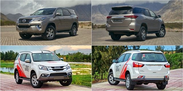 1 tỷ đồng nên mua Toyota Fortuner hay Isuzu mu-X?