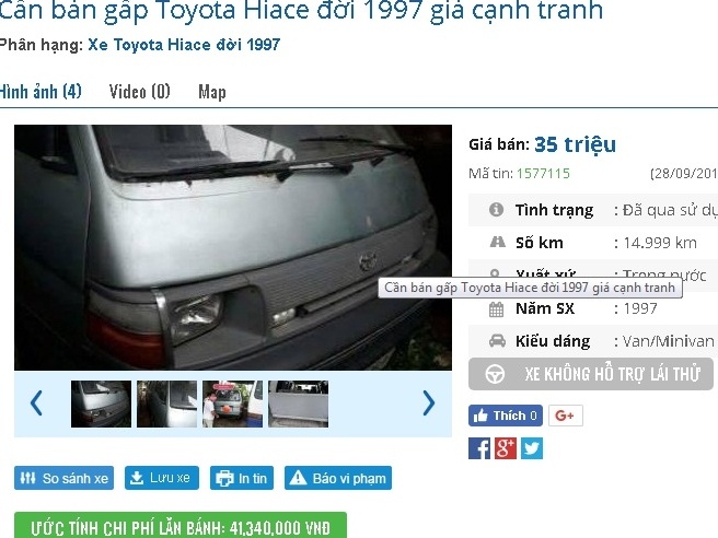 Nhan nhản xe ô tô cũ giá 50 triệu đồng: Nên mua hay không?