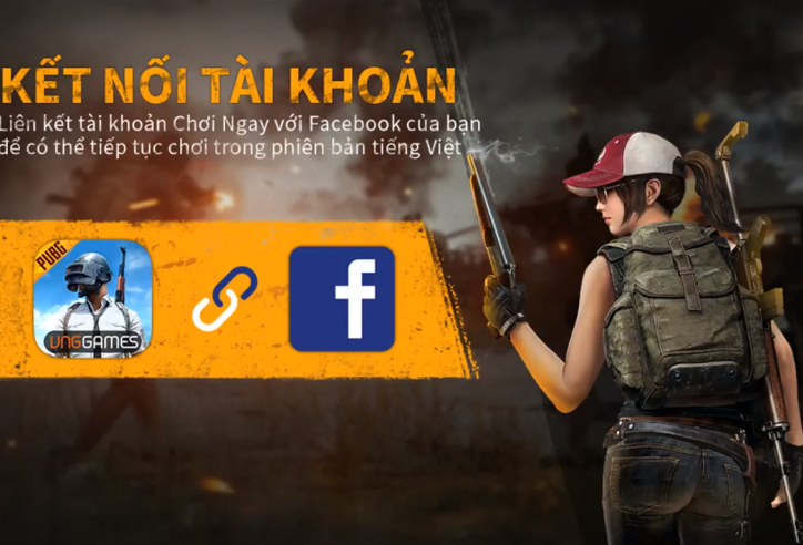 Hướng dẫn liên kết tài khoản PUBG Mobile VNG với Facebook