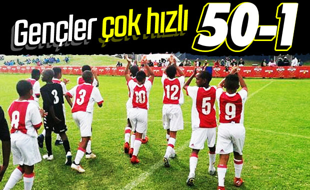 CHOÁNG VÁNG: Đội trẻ Ajax hủy diệt đối thủ... 50-1