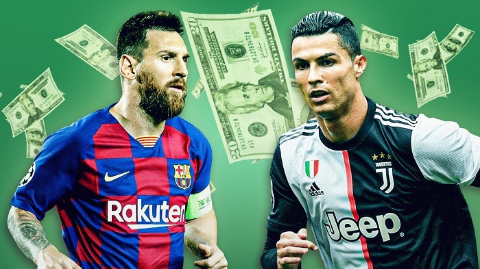 Top 10 VĐV thu nhập cao nhất thập kỷ: Ronaldo đứng trên Messi