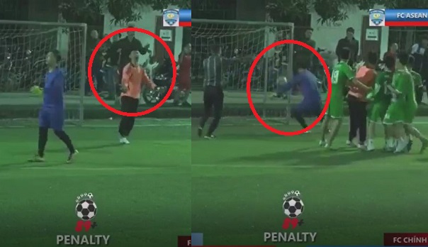 VIDEO: Thủ môn Việt Nam nhận cái kết đắng vì ăn mừng quá sớm