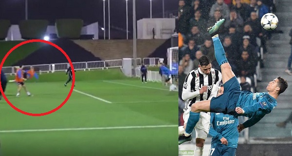 VIDEO: Cầu thủ Zenit 'ngả bàn đèn', tái hiện siêu phẩm của Ronaldo
