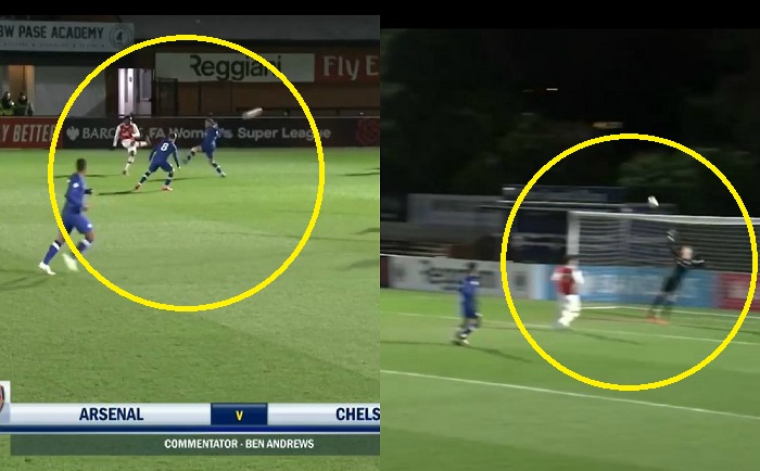 VIDEO: Sao trẻ Arsenal 'vẽ cầu vồng khuyết' vào lưới U23 Chelsea