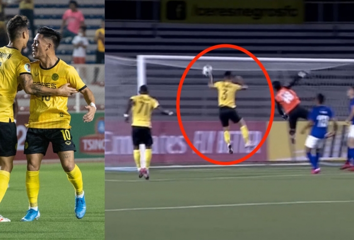 VIDEO: Sao Philippines tái hiện 'bàn tay của Chúa' của Maradona