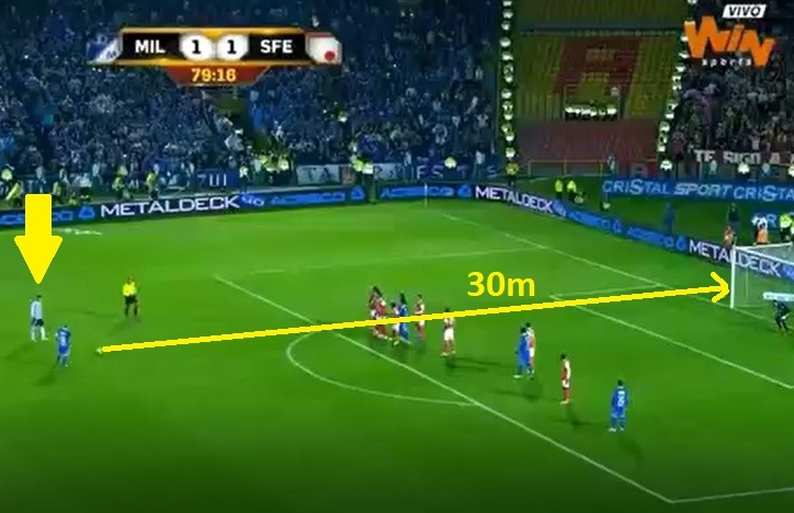 VIDEO:Thủ môn lập siêu phẩm khó tin trên chấm đá phạt từ khoảng cách 30m