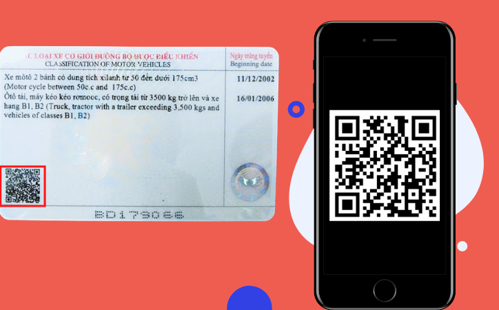 Bằng lái xe cũ có phải đổi sang loại mã QR?