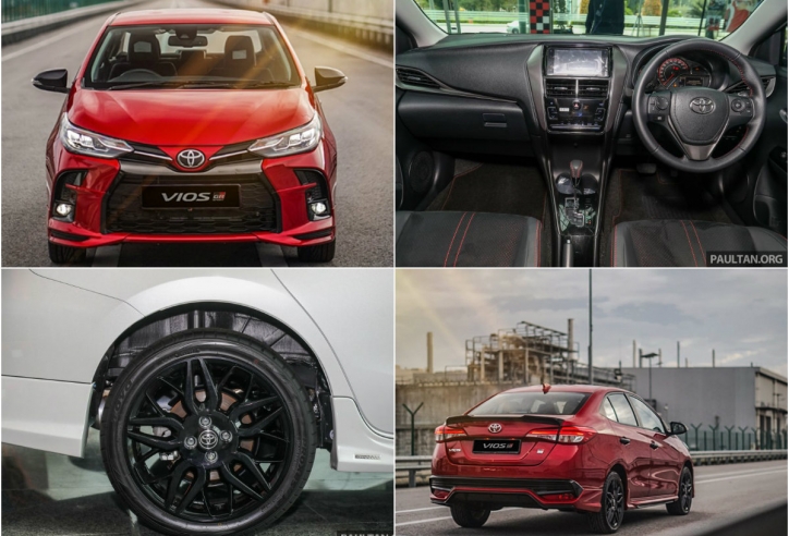 Vẻ đẹp cực ngầu của Toyota Vios GR-S 2021