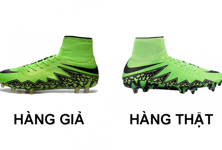 Phân biệt giày đá bóng Nike thật - giả với 5 bước đơn giản