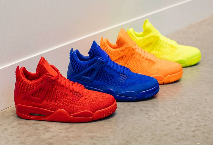 Air Jordan 4 Flyknit mới có tới 4 lựa chọn màu sắc