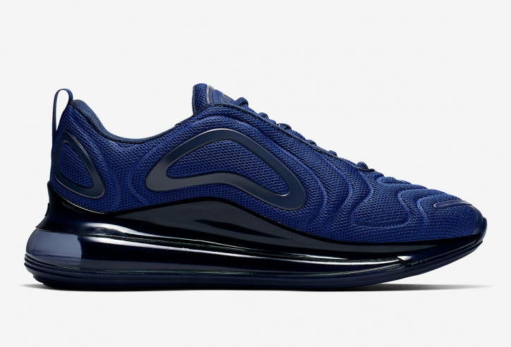 Hé lộ hình ảnh hấp dẫn của Nike Airmax 720 'Xanh nửa đêm'