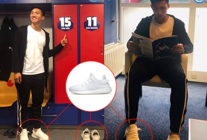 Văn Hậu mang hai đôi Sneaker siêu hiếm sang SC Heerenveen