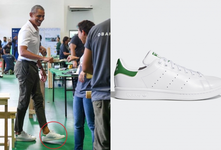 Cựu tổng thống Mỹ Obama xuất hiện với sneaker Stan Smith