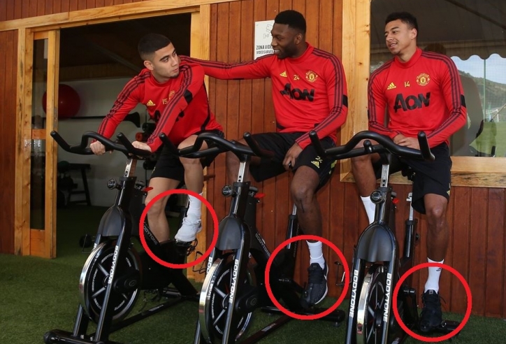 Khám phá giày tập Gym của sao Man United