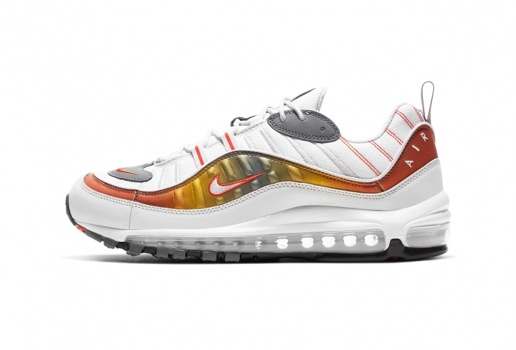 Chiêm ngưỡng Nike Air Max 98 phối màu Metalic Gold nhẹ nhàng