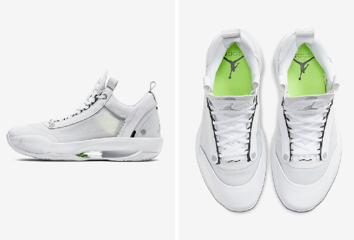 Air Jordan 34 Low ra mắt màu trắng bạch kim