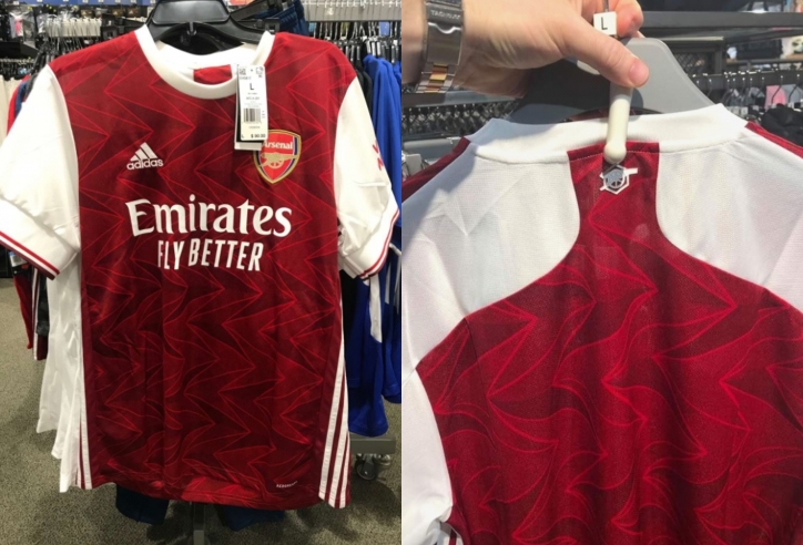Lộ diện áo đấu mùa mới của Arsenal