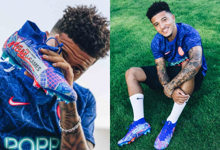 Jadon Sancho có giày đinh 'thửa' riêng từ Nike