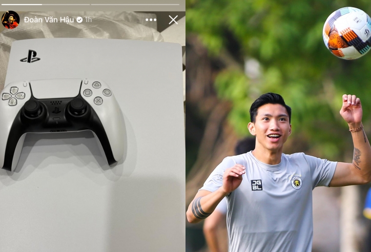 Văn Hậu 'bất ngờ' khoe sở hữu máy PS5