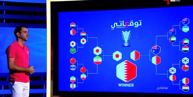 Xavi 'nổ tưng bừng' khi dự đoán chính xác kết quả Asian Cup