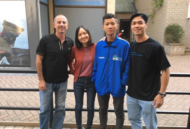 Cuộc hội ngộ đặc biệt của Công Phượng và U18 HAGL trên đất Bỉ