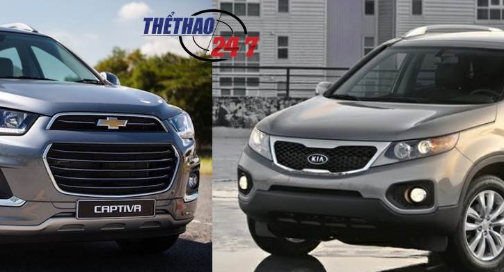 Chevrolet Captiva Revv và Kia Sorento 2018 - 2 'ông vua' của phân khúc SUV tầm trung